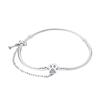 Cute Pet Paw Safety Chain Bracelet DIY Jewelry Accessories 925 Silver