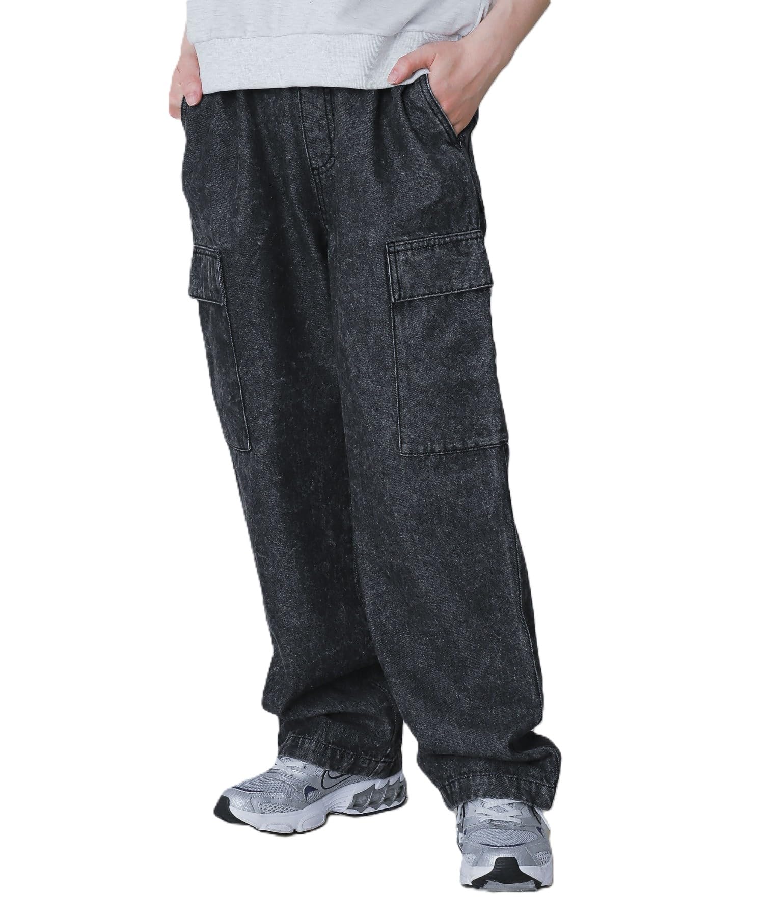 

WEGO Denim Easy Cargo Junior Denim Размер Деним Черный Соната Брюки, Размер, Брюки, Уличная одежда, Мужской, 160,