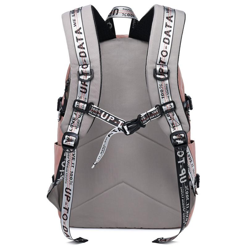 Women Backpack Fashion Waterproof Rucksack for Teen Girls School Bag Laptop 14 15 15.6 Inch USB College Back Pack Mochila