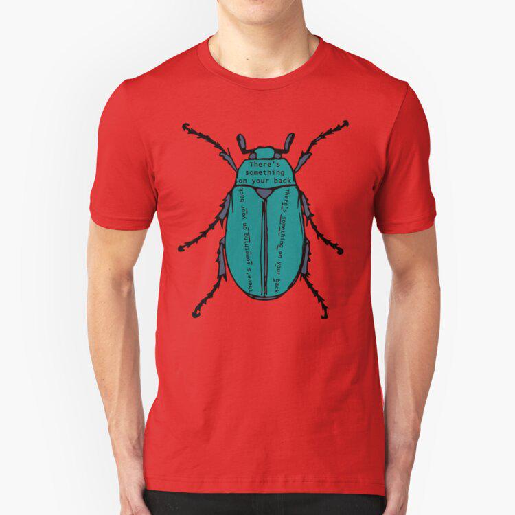 There 's Something on Your Back T Shirt Summer Men TShirts Shirt Cotton