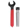 2Pcs Set Taper Collet Chuck Holder High Carbon Steel CNC Milling Lathe Parts with Wrench