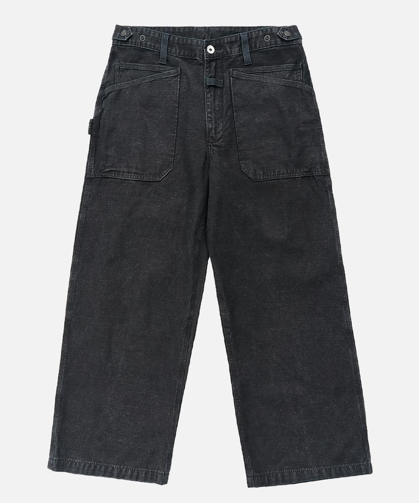 Mideueobdeiteu Wide Fit Utility Fatigue Pants_2Color