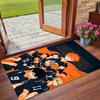 Anti‑Slip Crystal Velvet Floor Rug, Haikyuu Design Carpet for Indoor Living Bedroom Home Decoration