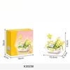 Keeppley Pikachu building blocks children's educational assembled succulent potted toy model Squirtle ornaments birthday gift