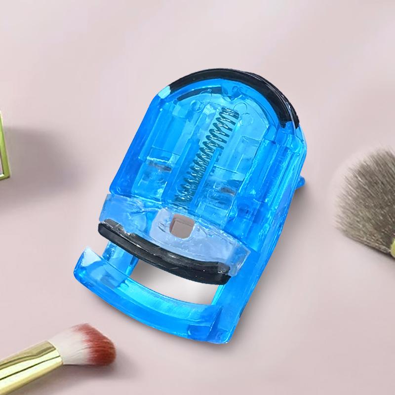 

Портативный щипцы для завивки ресниц Мини-щипцы для завивки ресниц Помощник по уходу за ресницами Инструмент для красоты ресниц #C1525# прозрачный/синий