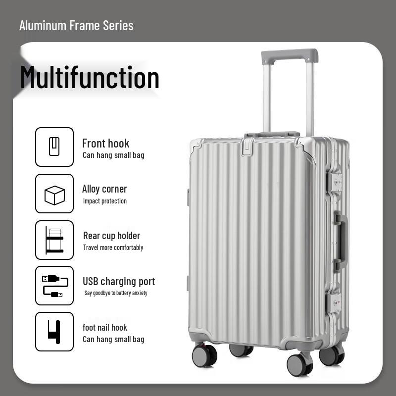 Zhilu 2024 Fashion Hardside Spinner Luggage 20 Inch
