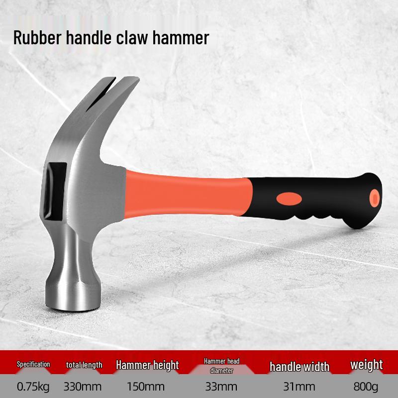 Młotek ciesielski wielofunkcyjny: Kompaktowe Stalowe Narzędzie do Obróbki Drewna i Użytku Domowego