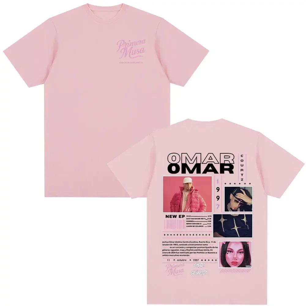Omar Courtz Primera Musa Album Tour Merch T Shirt Unisex Wounisex Clothing Hip Hop Fashion Tshirt Casual Cotton Short Sleeve Tshirts