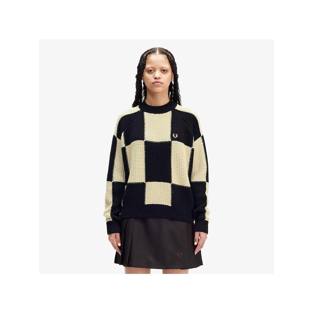 

Fred Perry [womens] Textured Checkerboard Knit Black Afpf2438130 102 qzgAfpf2438130 102 S