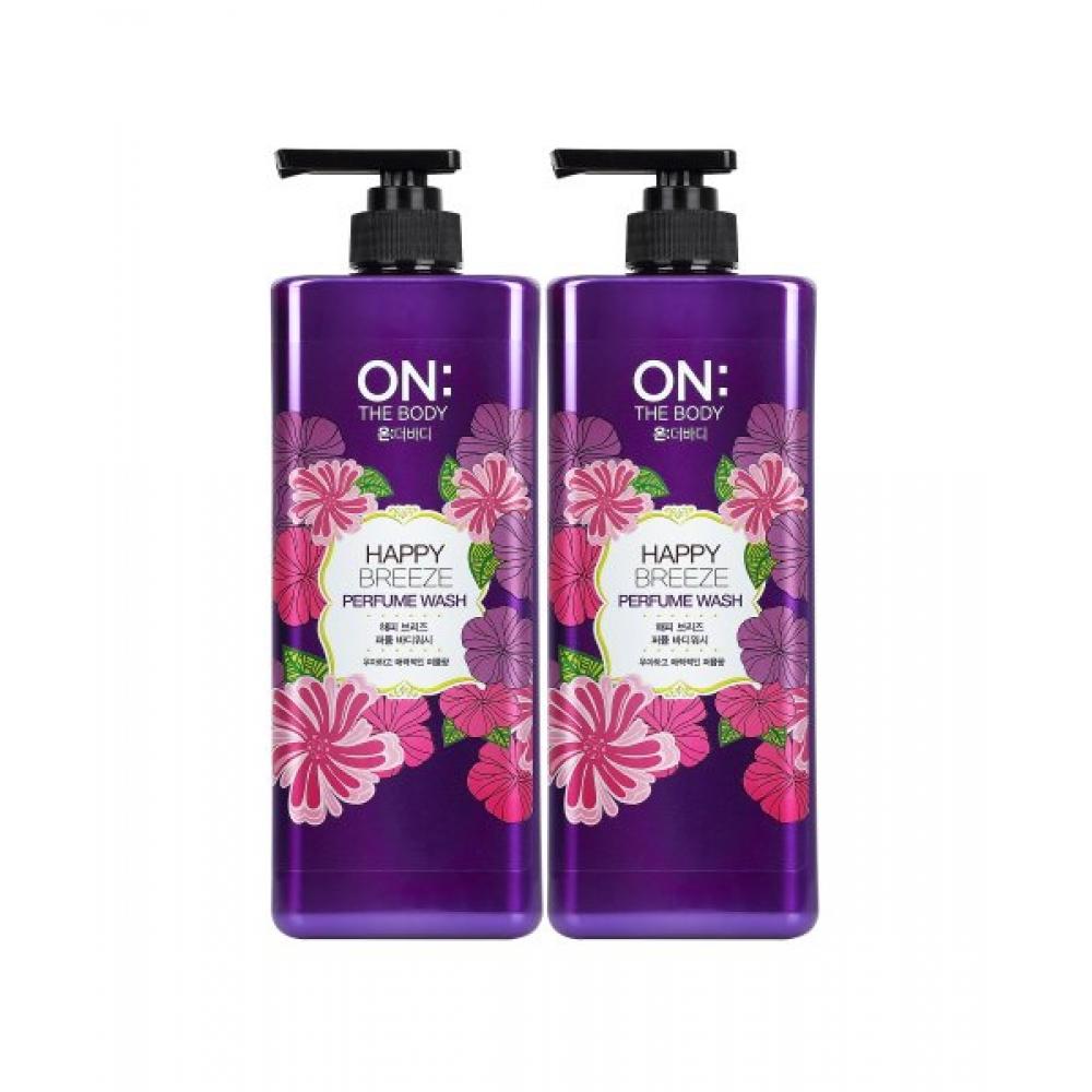 OntheBody Happy Perfume Body Wash 900g X2 NONE