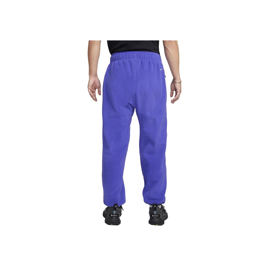 Nike ACG Polartec Solid Color Lace-Up Casual Cuffed Knit Joggers Men Joggers Persian-Purple CV0659-510