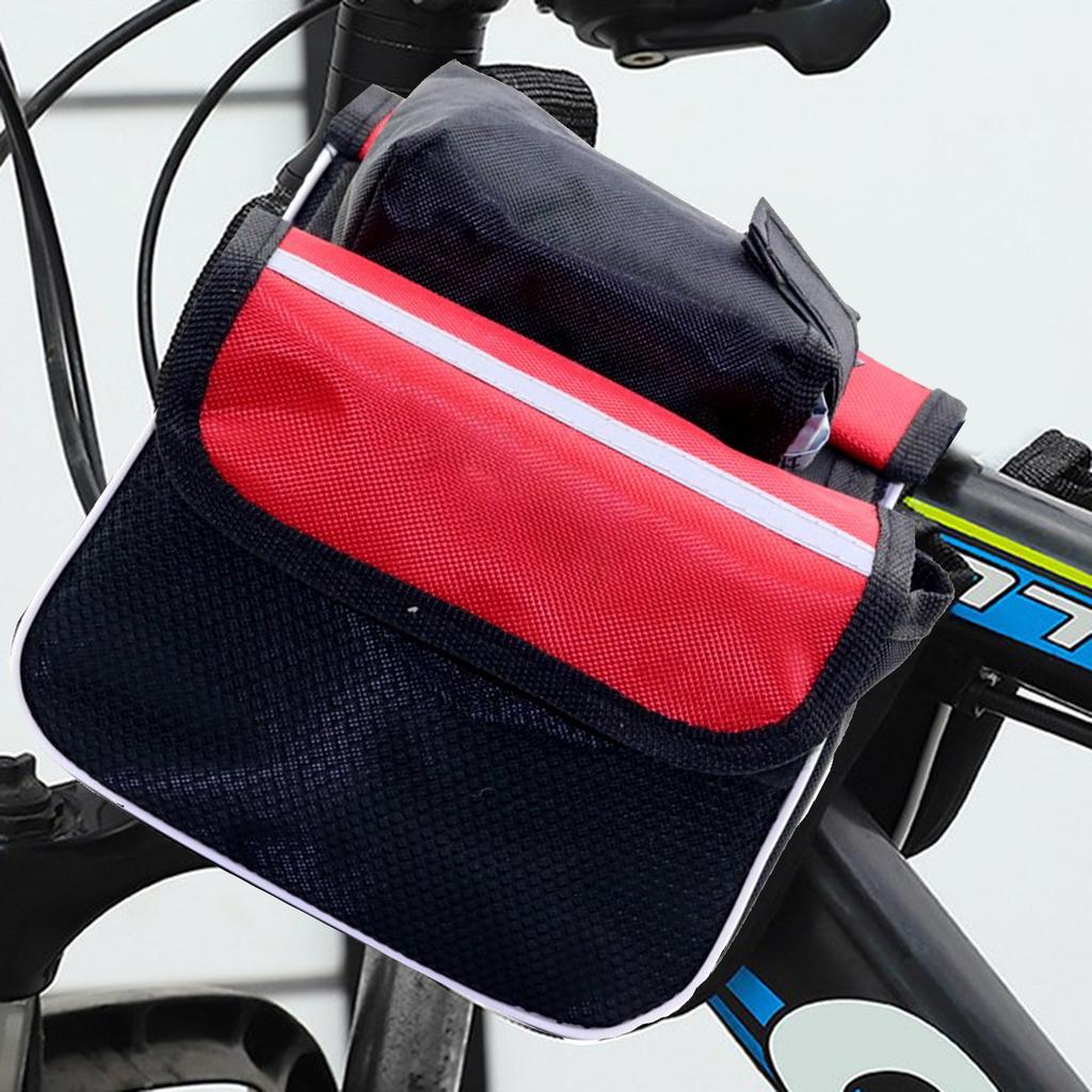 3 in 1 Bicycle Bag Practical Bike Top Tube Bag Cycling Double Side Bicycle Frame Bag Cycling Accessories for Men-Women