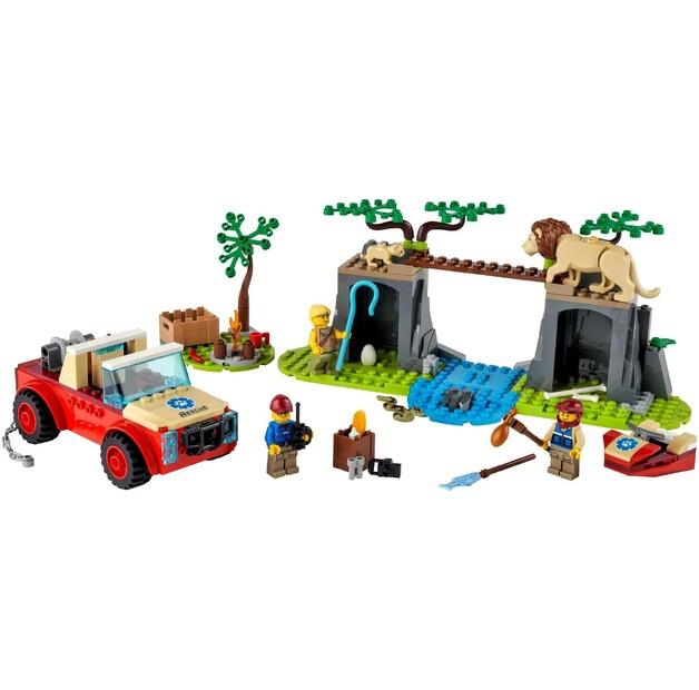 LEGO Oraș 60301 Vehicul de salvare a animalelor sălbatice