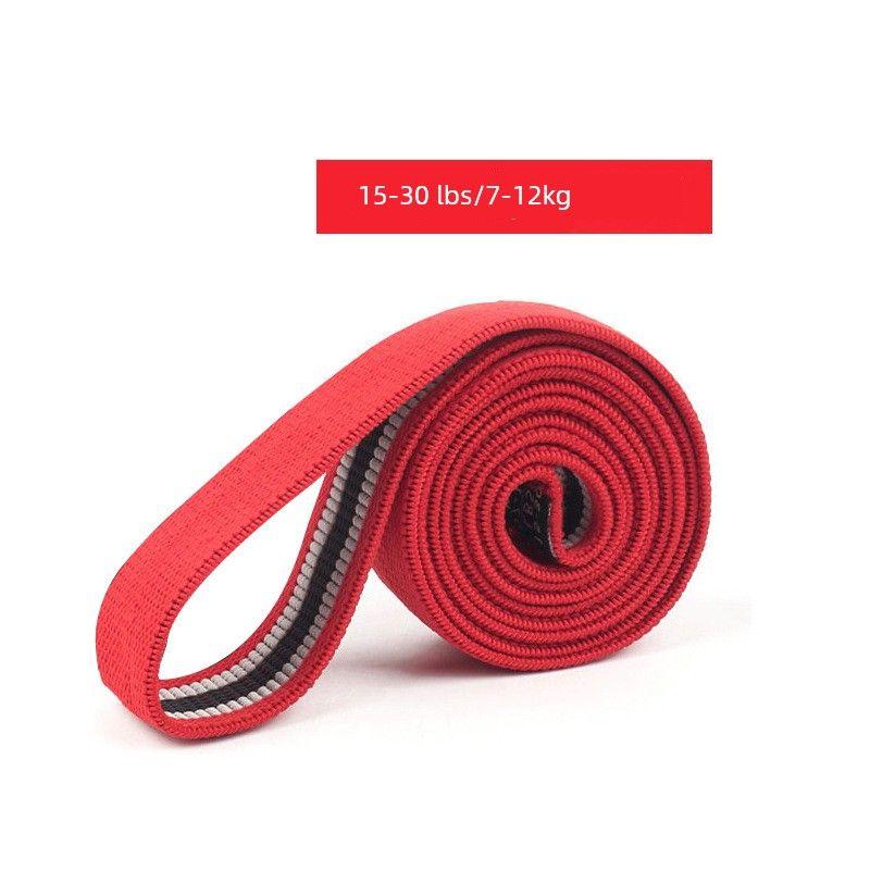 

Men s and Women s Fitness Sports Stretch Band Long Knitting Yoga Red (15-30 lbs)