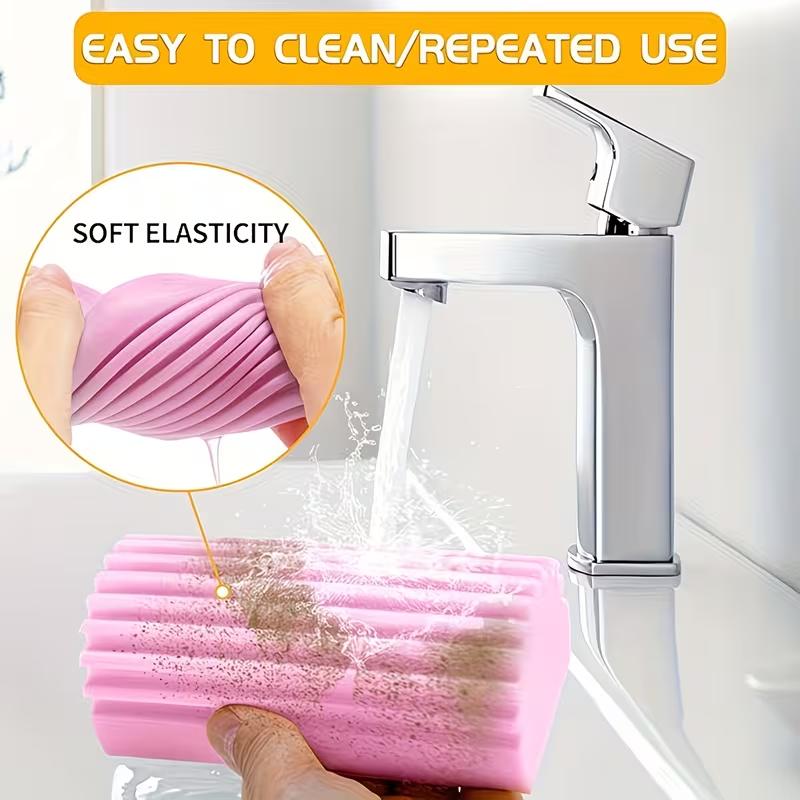 High Density PVA Cleaning Sponge Block Multi Functional Absorbent Cleaning Sponge for Kitchen Bathroom Car Glass Scratch Resistant Cleaning Tool