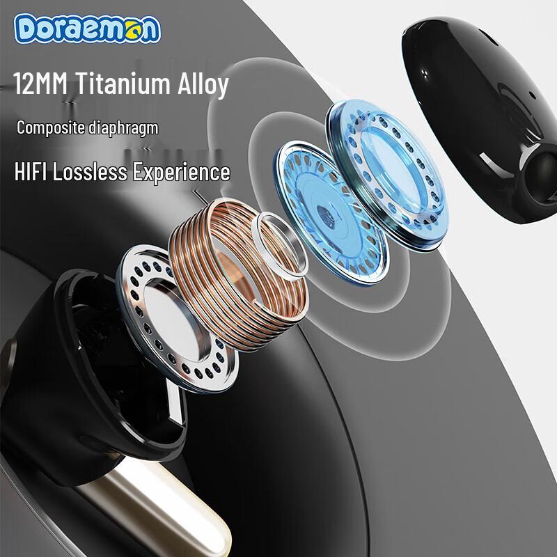 ROCK TWS Bluetooth 5.3 Half-in-Ear Gaming Sport Earbuds