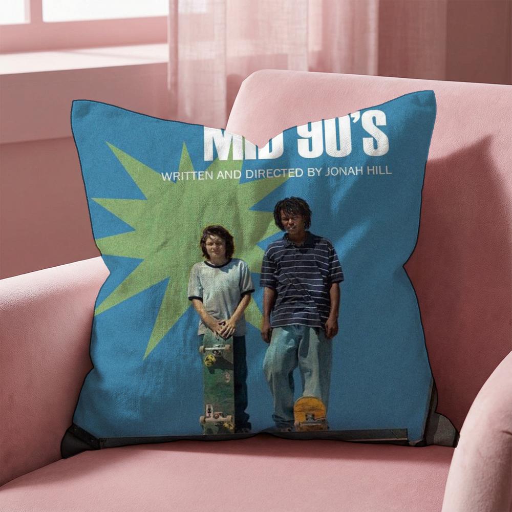 

Movie M-Mid 90S Cushion Cover Multi-Scene Pillow Cover for Home & Car - Reversible, Soft & Durable for Daily Use 30cmx30cm