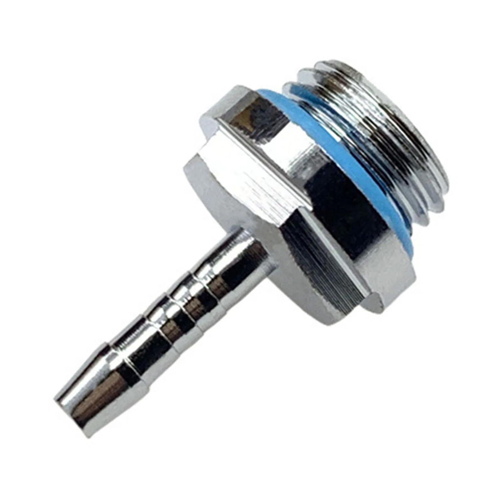 

PC Water Cooling Barb Fitting Two-Touch Fitting G1/4 Thread HosePagoda Connector Pagoda Connector Pipe Fittings Industrial Plumb 6MM