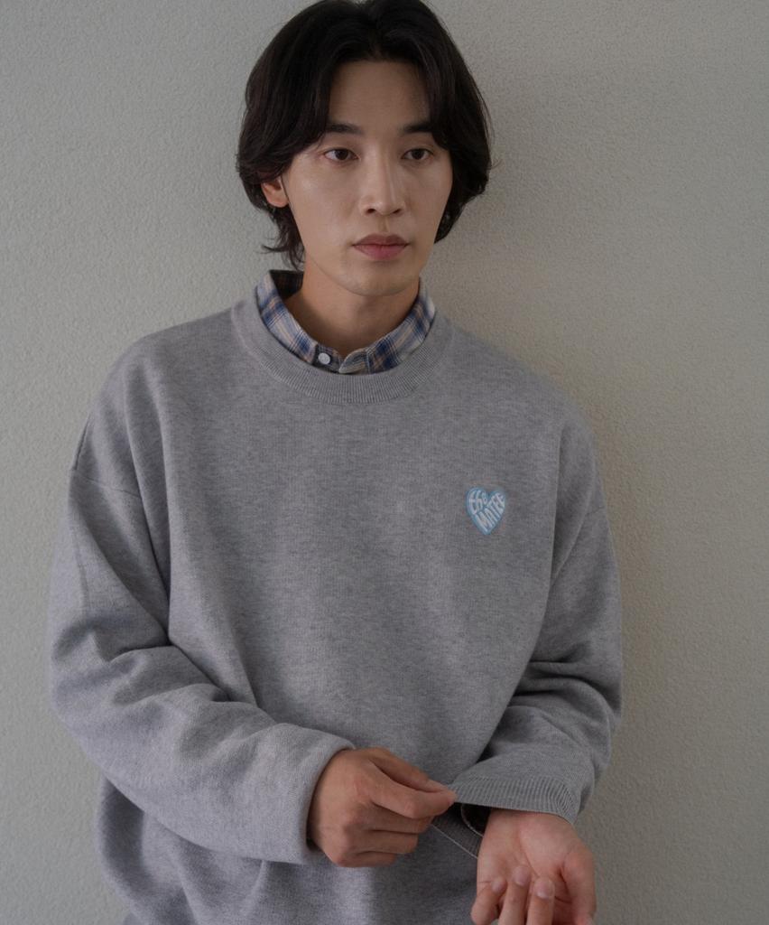 Deomati Mati Soft Breeze Round Knit - Gray