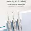3Stk. Deutscher Ultrafein Nein. 5 Cell Pickel Blackhead Clip Pinzette Beauty Salon Special Scraping &; Schließendes Artefakt-Akne-Nadelwerkzeug