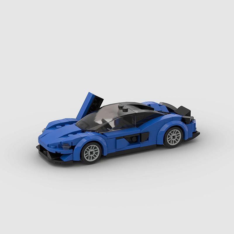 Hot Moc 765Lt City Speed Racing Car Sports Building Blocks Bricks Technique Supercar Racers Vehicles Kits Toys Gift