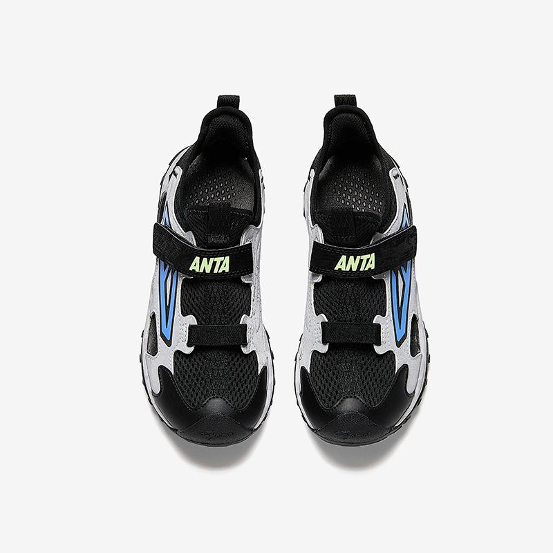 Anta Kids Trendy Fashion Color Block Comfortable Versatile Slip-On Beach Shoes Men Sandals A12526945
