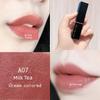Women's Team Peach Pink Lipstick Matte Velvet Lipstick Long-Lasting Fadeless Pink Genuine Goods Niche Style Brand Peach Pink