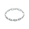 Shine Ellipse Silver Bracelet (L) OTB122915QWW