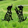 2Pcs Outdoor Garden Decor Acrylic Garden Decoration - Indoor Home Hanging Decoration Art Style