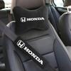 Leather Car Neck Headrest Pillow Seat Belt Protector Pads For Civic Accord Fit Jazz Pilot CRV Odyssey Passport City HRV
