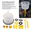 Filling Kit, 15 Pcs Universal Radiator Filling Funnel Kit, Professional Anti-Spill Reinforced Design