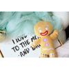 Gingerbread Man Plush Doll Sofa Decoration Cute Cookie Man Stuffed Toys Key Chain Soft Pendant Gifts