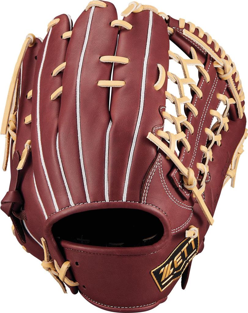 ZETT Winning Road Softball Chocolate Brown x Pastel Brown Size 7 Glove, All-Around, Left-Handed Throw, (3732A), (BRGB33530F)