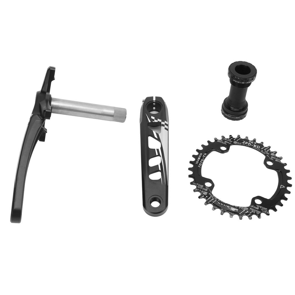 Fahrrad Hohl Integrierte Kurbel 36 Zähne Mountainbike Kurbelgarnitur Zentralwellenmodifikation Einzelblatt