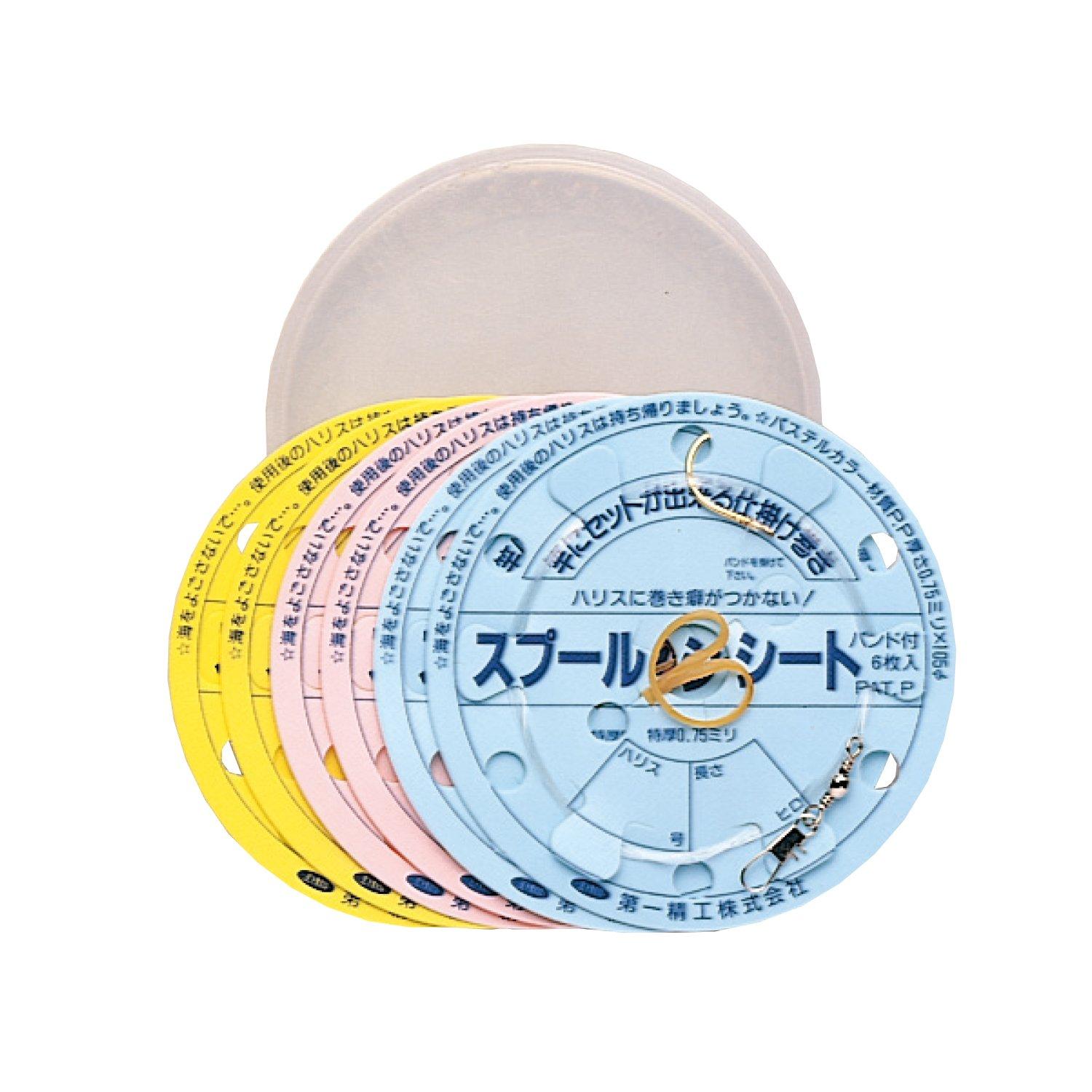 Daiichi Seiko Рыболовная катушка Пластик 6 04060 листов, Маленький, Чехол, Листы,