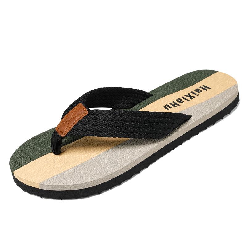 

Новые летние мужские сандалии Модные пляжные шлепанцы сандалии плоские удобные легкие прогулочные домашние шлепанцы для ванной комнаты 45