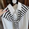 Women's Striped Multi-functional Air-Conditioned Room Shawl