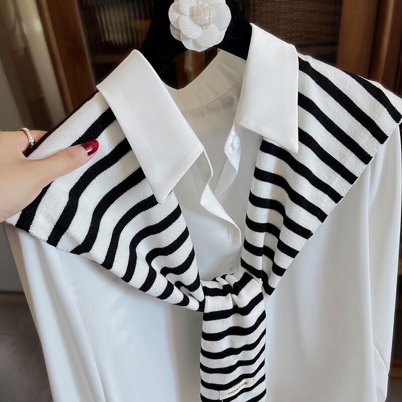 Women's Striped Multi-functional Air-Conditioned Room Shawl