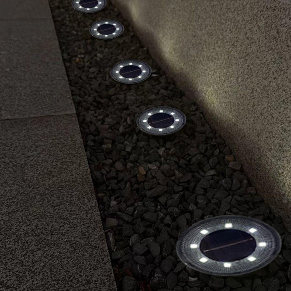 Waterproof LED Solar Floor Lamp LED Waterproof Underground Lamps  Courtyard Decoration