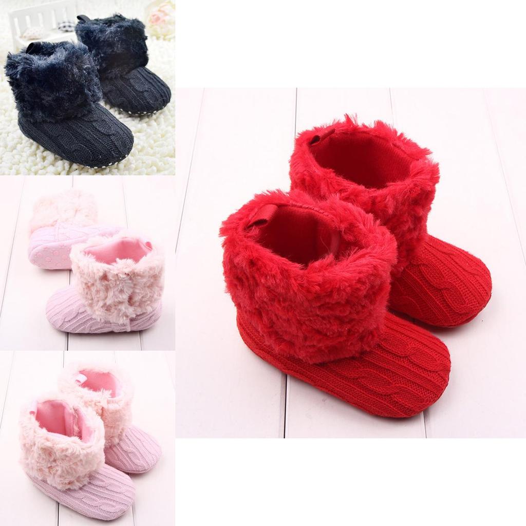 Adorable Infant Toddler Crib Shoes With Non-slip Soles For Newborns