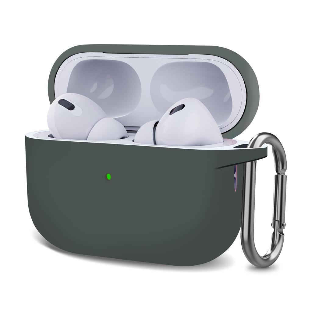 Suitable for AirPods Pro2 Apple 2026 Bluetooth Headset Silicone Solid Color One-piece Thickened Protective Case