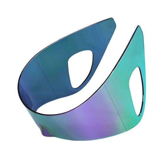 Punk Sunglasses Shield Masque Rectangle Sunglasses Men Women Steampunk Oversized Sunglasses for Daily Outfit Travel Outdoor Sports