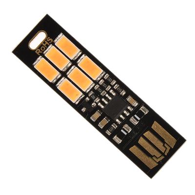 Mini Touch Switch Usb Mobile Power Camping Lamp 6 Led Night Light Lamp