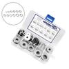 Metal Washers 135 Pieces 304 Stainless Steel 12 Sizes to for Enhanced Stability and Vibration Resistance in Assembly Work