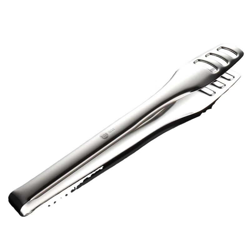 Stainless Steel Square Head Food Tongs