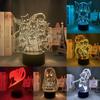 Night 3d Lights Boys Girls Fairy Tail Action Figure Fairy Lamp 16 Remote Colors