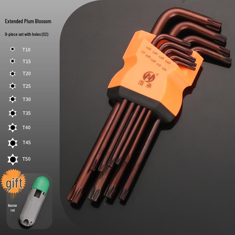 6-Point Torx and Metric Hex Wrench Set