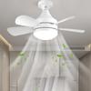 Multifunktionale Deckenventilatorleuchte mit Fernbedienung 3-stufig verstellbare Ventilatorlampe für Küche Schlafzimmer Wohnheim Arbeitszimmer