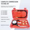 0-300 PSI Automotive Cylinder Tester Kit Fuel Cylinder Pressure Gauge  Car Maintenance