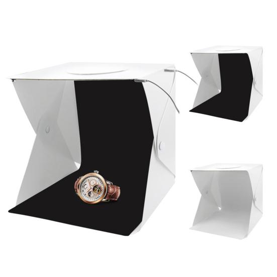 Dual Color Backdrop LED Light Photography Photo Studio Box Softbox Shooting Tent